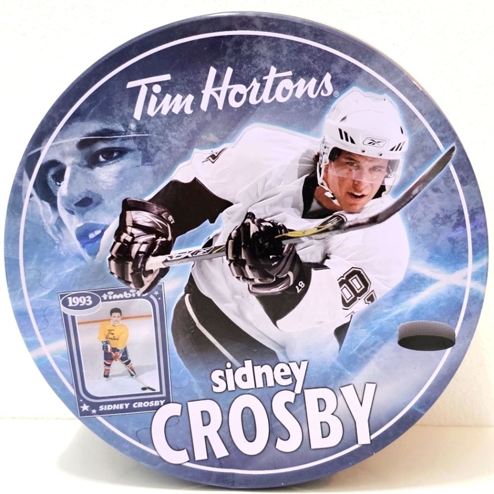 Tim Hortons Sidney Crosby 100-Piece Jigsaw Puzzle & Tin Box